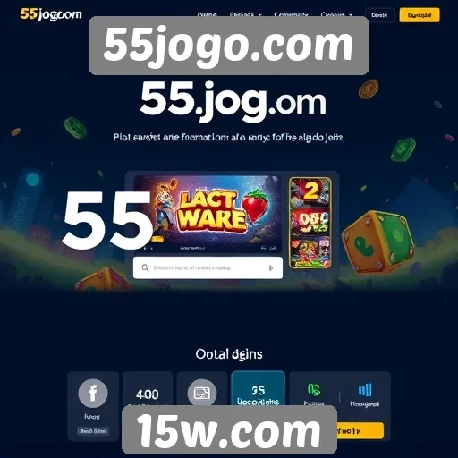 Acessibilidade e interface do 55jogo.com analisadas