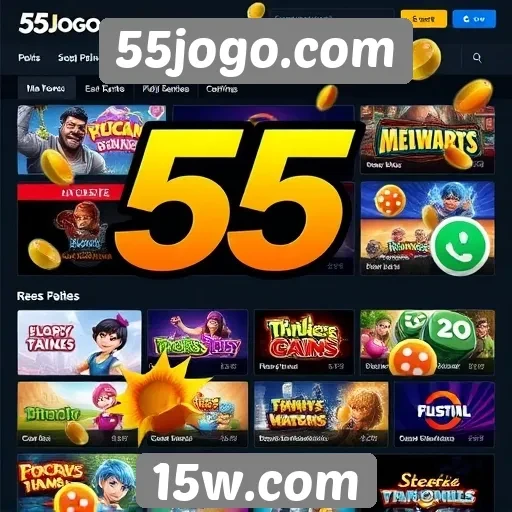 Jogos populares em 55jogo.com atraem novos usuários