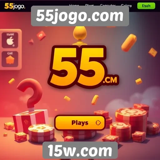 Análise da interface do usuário no 55jogo.com